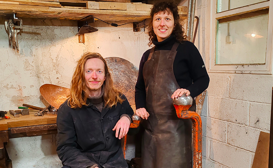 Rosalie Péricaud & Antoine Lecreux (équipe)  - Artisane métallière et créateur d’objets en métal