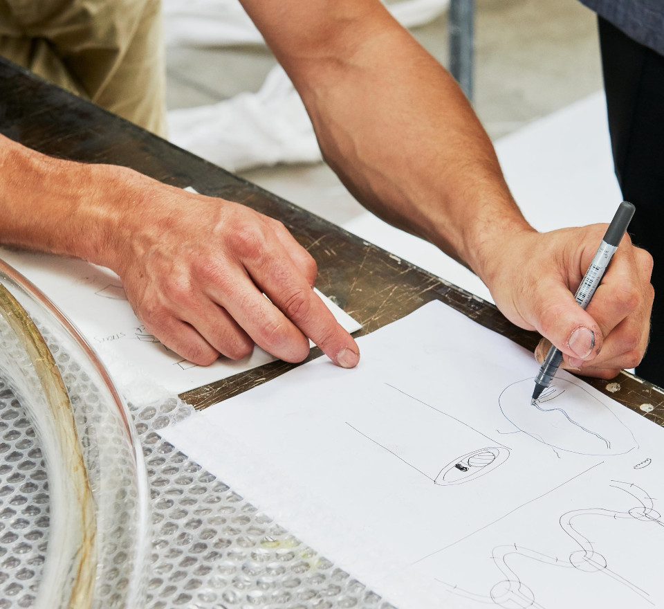Exploration du savoir-faire verrier à l'ECAL