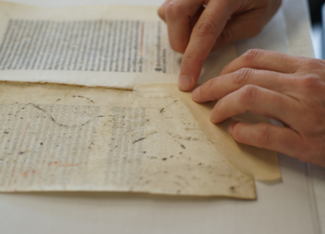 Restoration of an illuminated 15th-century manuscript from the Solesmes Abbey 2023