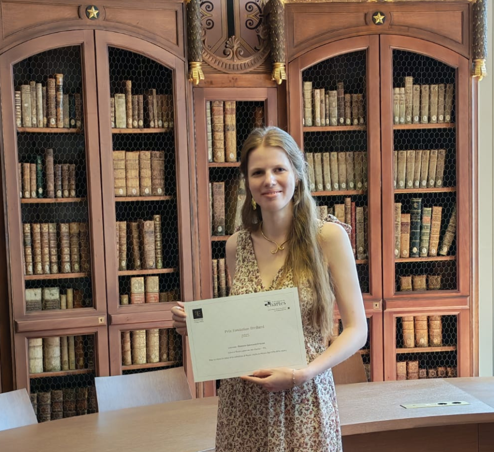 Éléonore Quirouard-Frileuse wins the Fondation Etrillard Thesis Prize