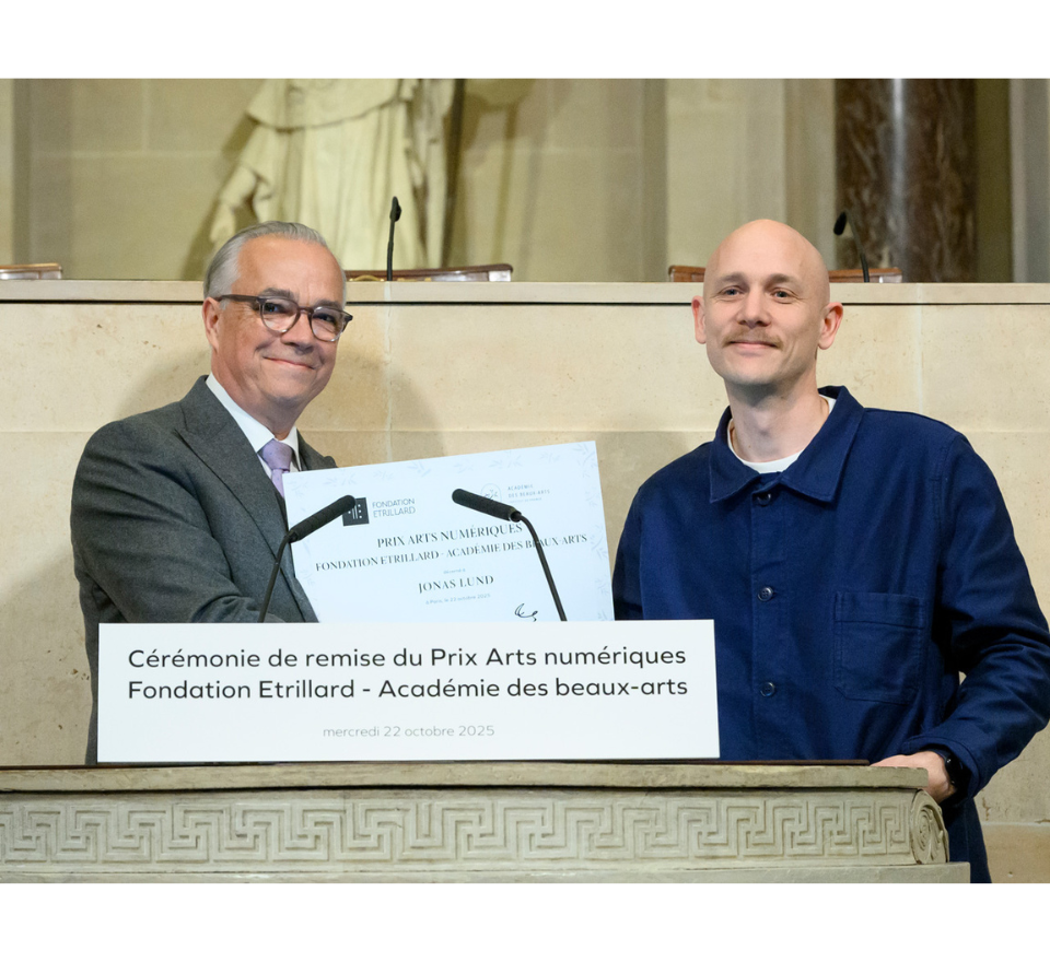 Dévoilement du premier lauréat du Prix Arts Numériques