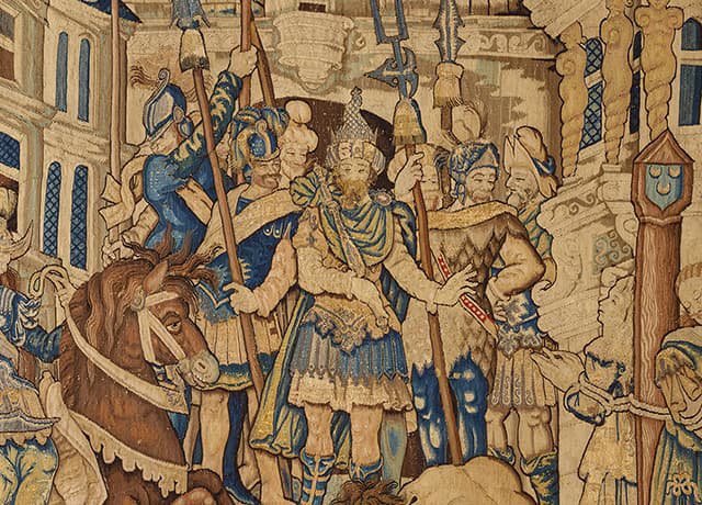 Highlighting tapestries from the collection with La Cité Bleue