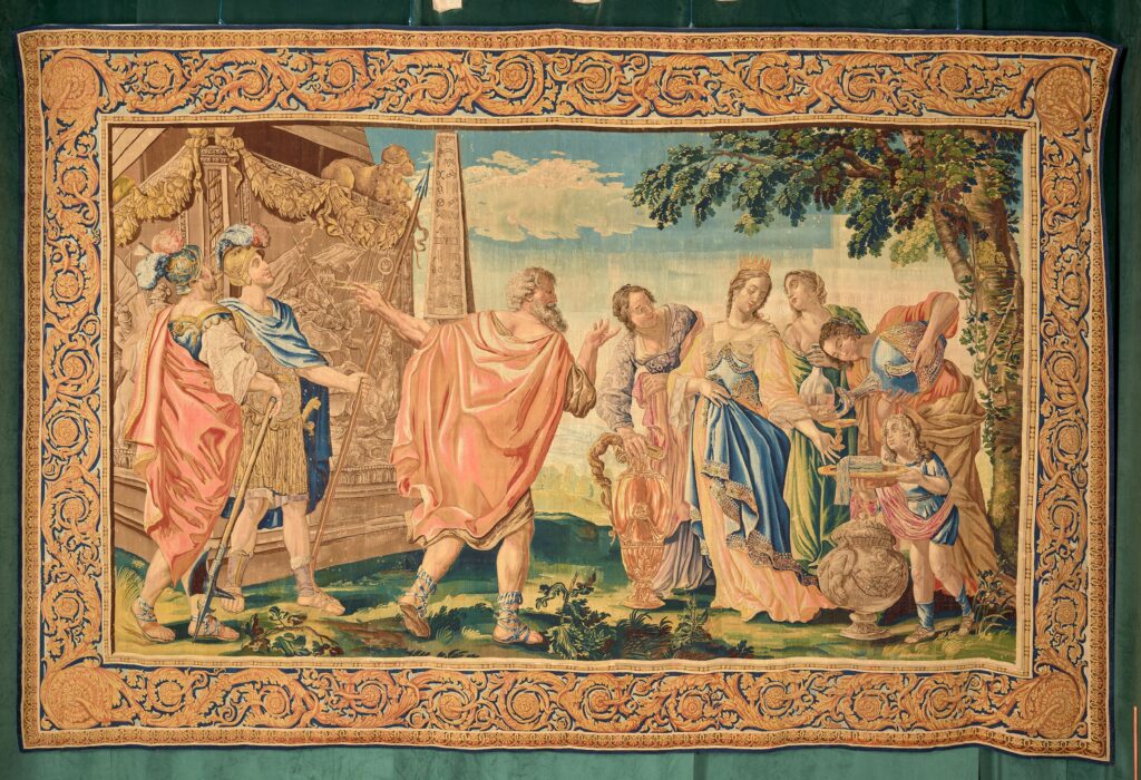 Artémise au tombeau de Mausole (tenture des Femmes illustres de l'Antiquité)