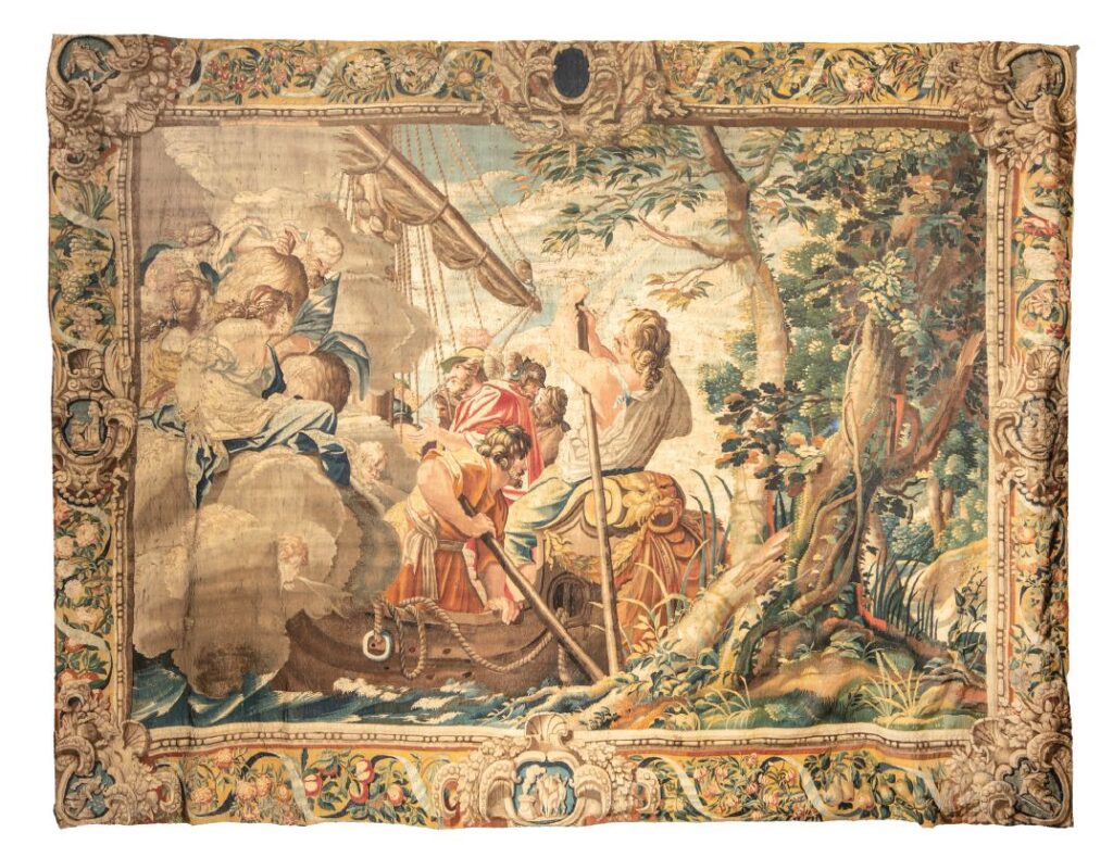 Ulysse prend congé d'Éole (tenture des Travaux d'Ulysse)