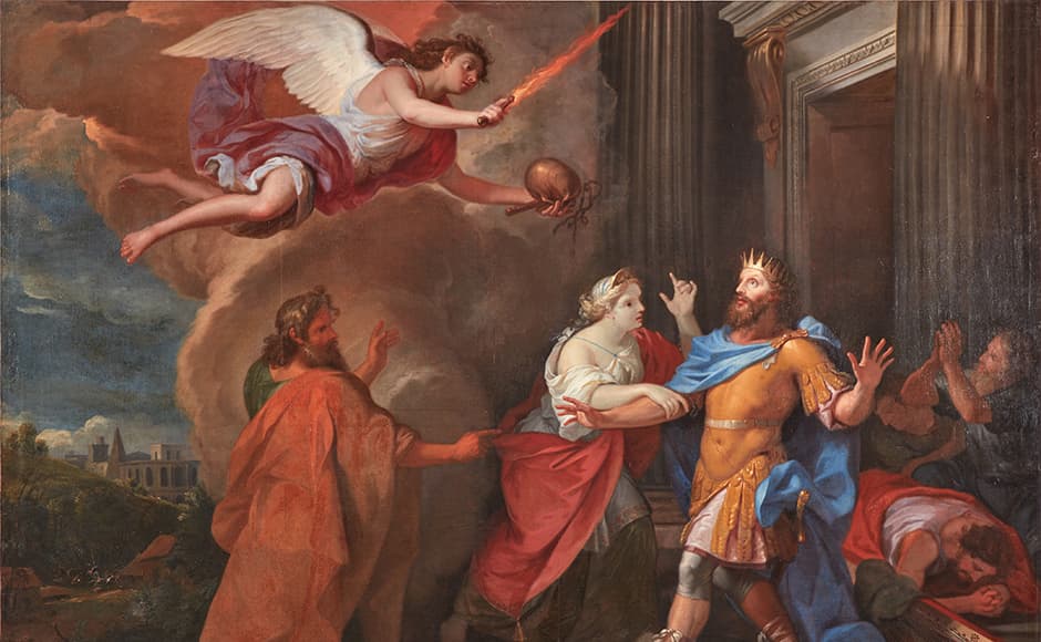 David implorant Dieu pour la peste