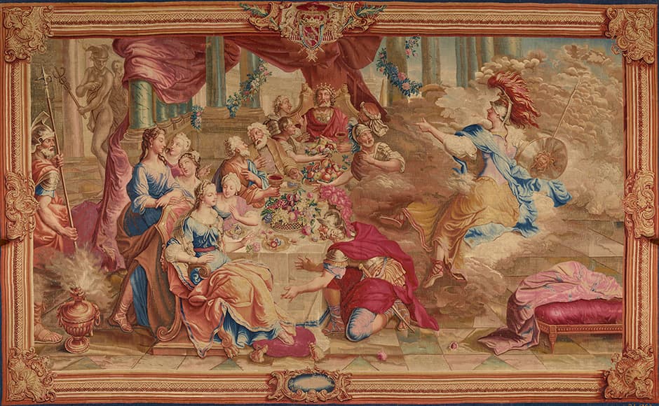 Ulysse dans le palais d'Alcinoüs (Tenture de L'Iliade)