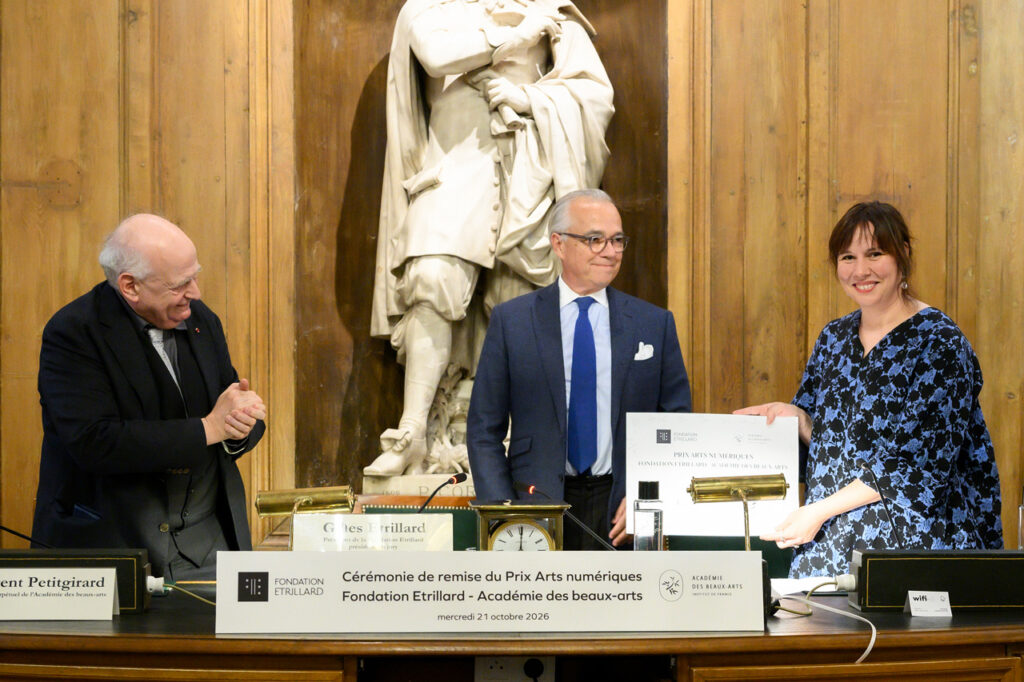 Anna Ridler, lauréate du Prix Arts Numériques 2026